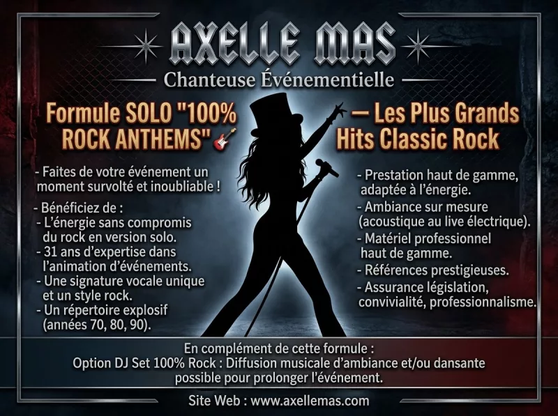 Axelle Mas (Chanteuse - animation de soirées) — photo 8